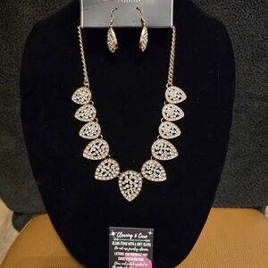 Paparazzi Gold Necklace with Silver Accents